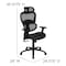 Flash Furniture Office Chair, Mesh, Black H-LC-1388F-1K-BK-GG - alternate 4